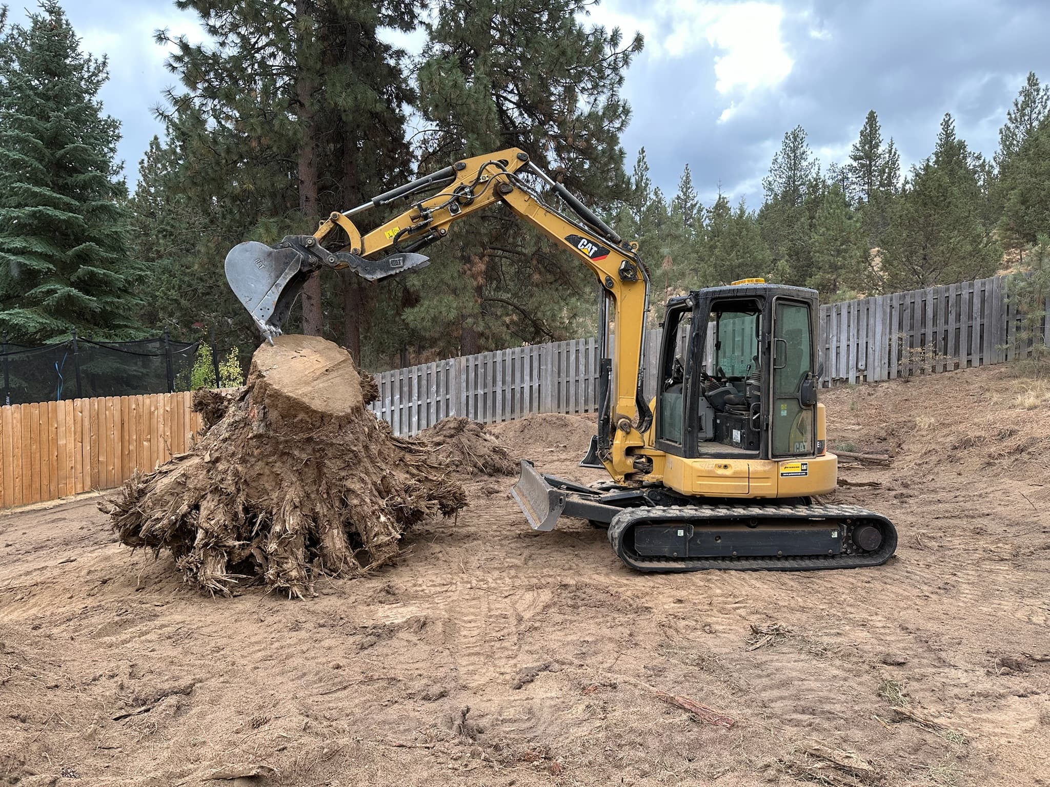 Lot Clearing in Odell Lake, Oregon